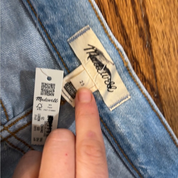 Madewell Rilee Denim Midi Skirt, size 25, NWT - Picture 5 of 8